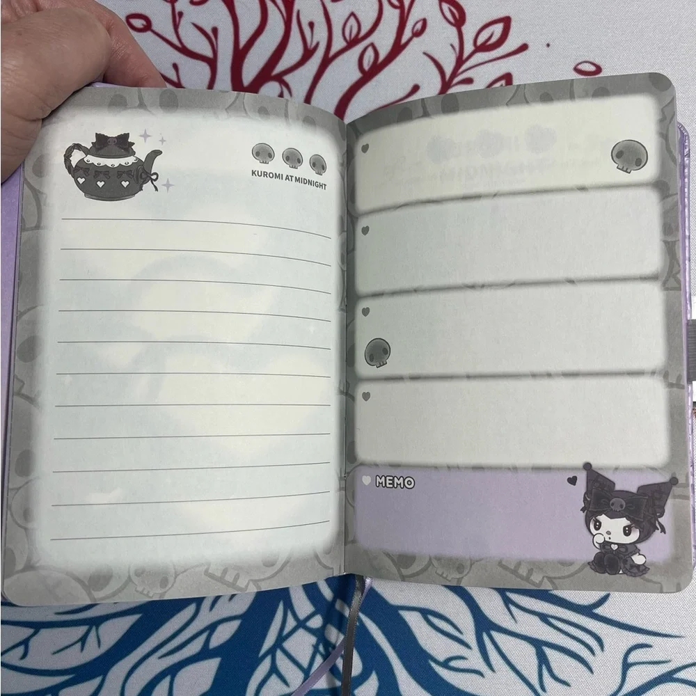 Sanrio Lolita Kuromi A6 Planner - Purple and Black